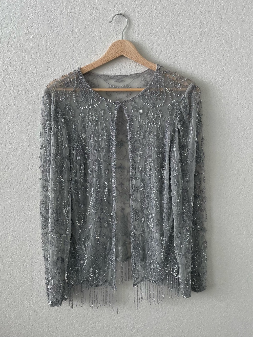 Sequin Cardigan Beaded Women’s Estimated size small